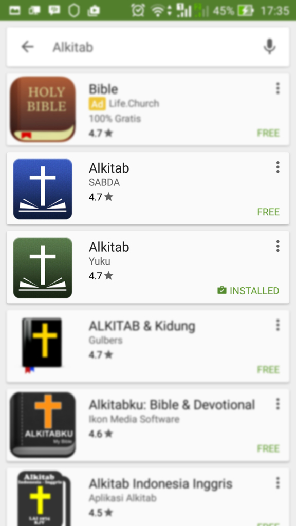 Download aplikasi alkitab sabda